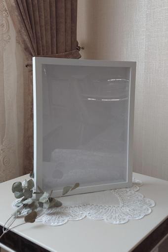 Hkm Ticaret 32X42 Cm 5 Cm Derin Anı Çerçevesi! Slim Tip Anı Çerçevesi! Gül Kutusu! Kayar Camlı