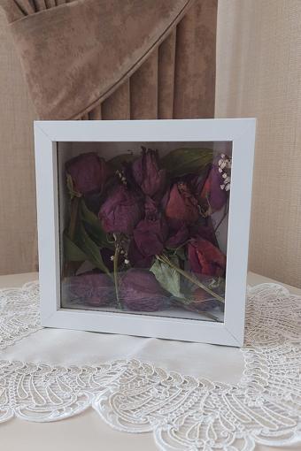 Verda Çerçeve 20X20X5 Cm Anı Çerçevesi! Yeni Moda Çiçek Anı Çerçevesi!