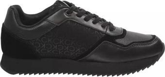 Calvin Klein Logolu Erkek Siyah Sneaker
