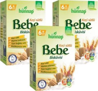 Bebe Bisküvisi Keçi Sütlü 400 Gr X 3 Adet