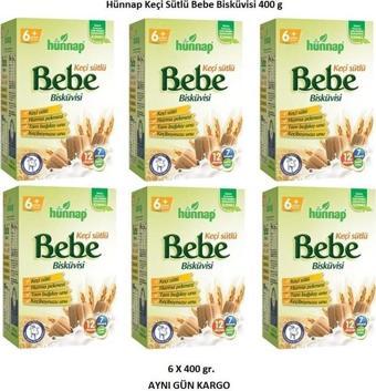 hünnap Keçi Sütlü Bebe Bisküvisi 400 gr x 6 