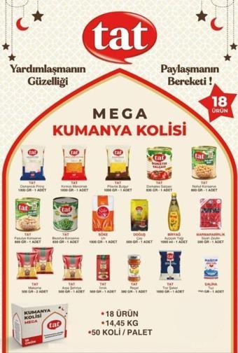 Mega Premium Ramazan Kolisi Erzak Paketi Kumanya 18 Parça