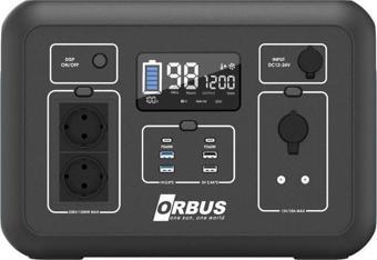 ORBUS 1200W(1132Wh) Power Station Taşınabilir Güç Kaynağı