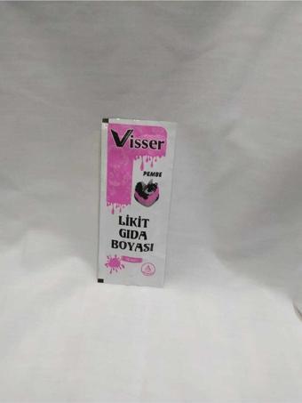 Visser Likit Gıda Boyası (12 ml) Pembe