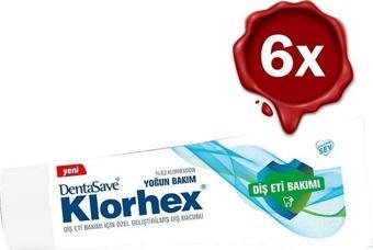 Dentasave Klorhex Diş Macunu Yoğun Bakım 75 ml x 6
