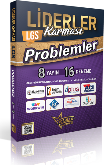Liderler Karması LGS Problemler Denemeleri 8 Yayın 16 Deneme - Liderler Karması