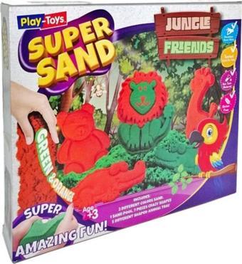 Play Toys Vahşi Hayvanların Dünyası Oyun Kumu Super Sand Seti