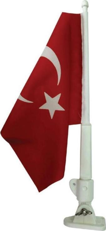 Saray Plastik Bayrak Direği Bayraklı 40 Cm