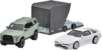 Hot Wheels Premium Team Transport HRV37 Car Culture '18 Toyota 4Runner & '89 Toyota Supra