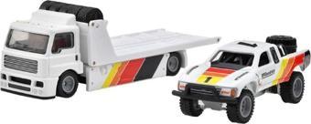 Hot Wheels Premium Team Transport HRV39 Car Culture Fleet Street & Toyota Off-Road Truck