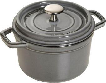Staub Demir Döküm Mini Tencere Grafit Gri 14 Cm 0.8 Litre