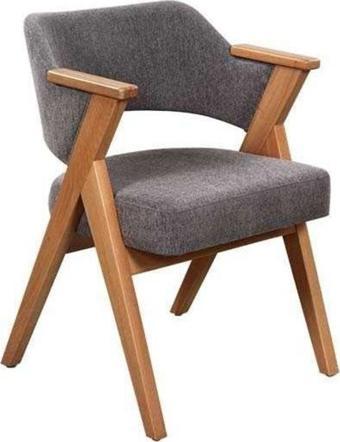 Gazzini Furniture Viora Ahşap Kolçaklı Sandalye 48x49 cm