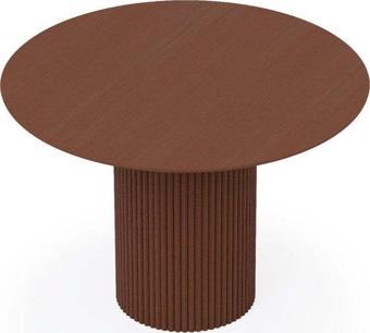 Gazzini Furniture Arya Yuvarlak Ahşap Bohem Masa 100x100 100x100 cm