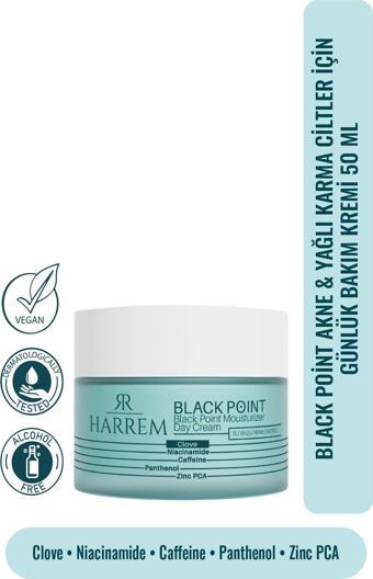 Akneli & Yağlı Karma Ciltler İçin Günlük Bakım Kremi Black P.int 50 Ml