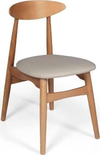 Gazzini Furniture Dora Masif Ahşap Sandalye 52x48 cm