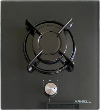 Arnell Pilli Çakmaklı Gaz Emniyetli Cam Ankastre Ocak