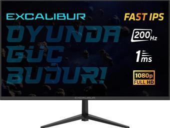 Casper Excalibur M.E238Fıf-D 23.8" 200Hz 1Ms 300Nıt Fast Ips (Hdmı+Display) Freesync + G-Sync Fhd Monitör