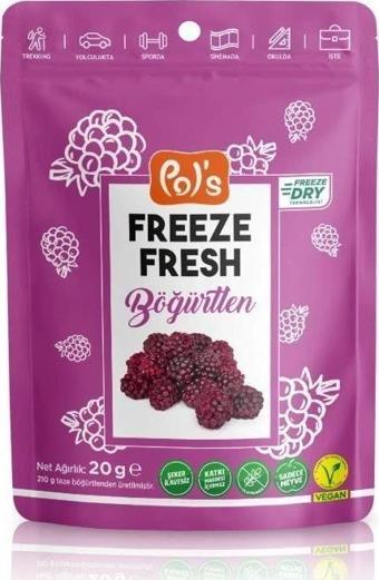 Nessiworld Pol’s Freeze Fresh Dondurularak Kurutulmuş Böğürtlen 20 g