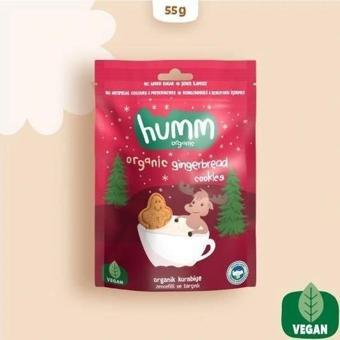 Nessiworld Humm Organik Zencefilli ve Tarçınlı Vegan Kurabiye 55 Gr