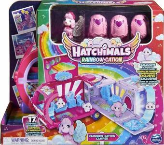 NessiWorld 1038215 Hatchimals dönüşen Rainbow Cation karavan