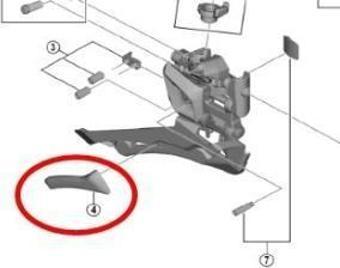 Shimano  FD8000-FD5801-FD7000-RX400 Skid Plate Zincir Koruma Plakası