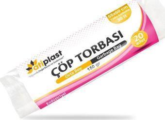 Atiplast Çöp Torbası Endüstriyel Orta Boy 150 gr 55 x 60 cm Siyah 10 Rulo