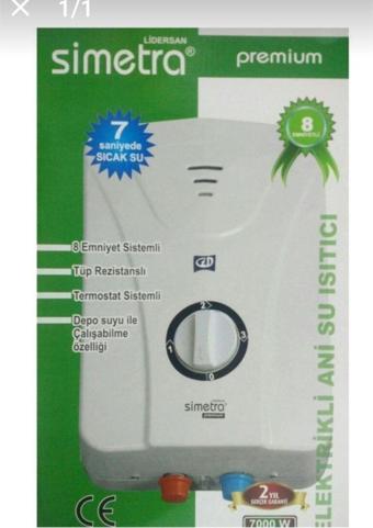 Premium Elektrikli Şofben 6mt Kablolu Tam Takım