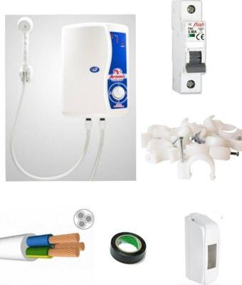 Elektro Model Elektrikli Şohben 4 Mt Kablolu Tam Takım Set