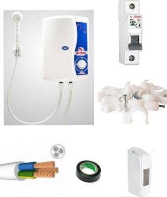 Elektro Model Elektrikli Şohben 5mt Kablolu Tam Takım Set