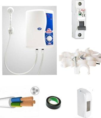 Elektro Model Elektrikli Şohben 7 Mt Kablolu Tam Takım Set