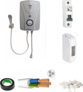 Elektrıklı Şohben 5 Mt Kablolu Tam Takım Set
