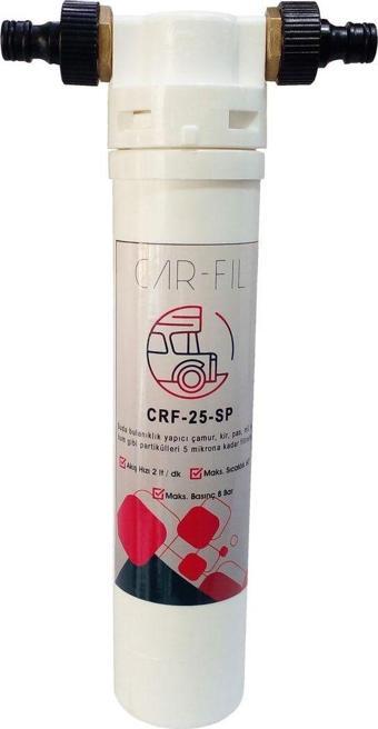 Car Fil Karavan Ve Tekne Tipi Su Arıtma Filtresi (Çamur Ve Pislik Önleyici Kartuşlu)