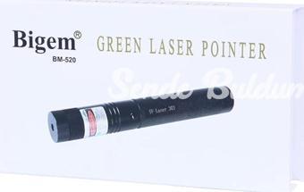 Şarjlı Yeşil Lazer Pointer 1000mw Bm520