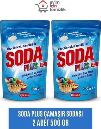Soda Plus Çamaşır Sodası 500 gr x 2 Adet