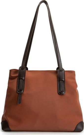Mine Bag Paraşüt Kumaş Linda Kadın Kol Çanta Taba