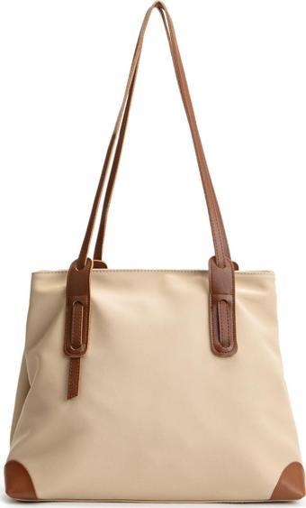 Mine Bag Paraşüt Kumaş Linda Kadın Kol Çanta Bej