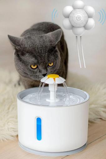 Kamardey Hareket Sensörlü Pet Kedi Köpek Için Otomatik Su Pınarı Su Çeşmesi Su Sebili 2.4 Lt Usb Ile Çalışır