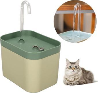 Kamardey Kedi Köpek Için Otomatik Su Pınarı Su Çeşmesi Su Sebili 1.5 Lt Usb İle Çalışır