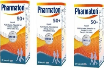 Pharmaton 50 Plus 30 Kapsül 3\\\'lü Paket