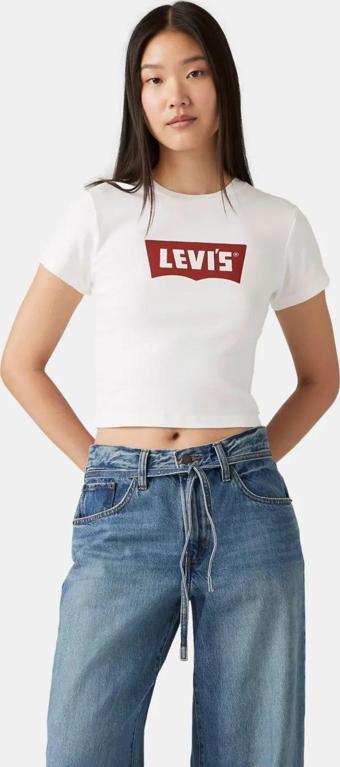 Levi's Kadın Essential Sporty Baskılı T-Shirt - A8798-0029