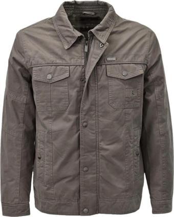 Erkek Spor Kanvas Yakalı Mont  M2625 BGL-ST03994