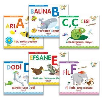 Alfabe Öyküleri Seti - 6 Kitap Takım - Francesca Chiapponi - Yumurcak Yayınları