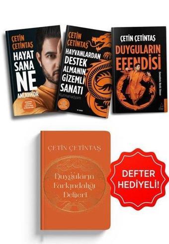 Çetin Çetintaş Defter Hediyeli Kitap Seti - 3 Kitap Takım - Çetin Çetintaş - Destek Yayınları