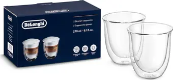 Delonghi DLSC311 - 2'Li Çift Cidarlı Cappuccino Bardağı