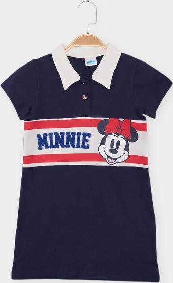 Minnie Mouse Lisanslı Kız Çocuk Elbise 21823