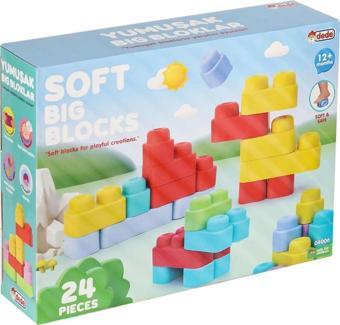 04006 Yumuşak Big Bloklar 24 Parça -Dede