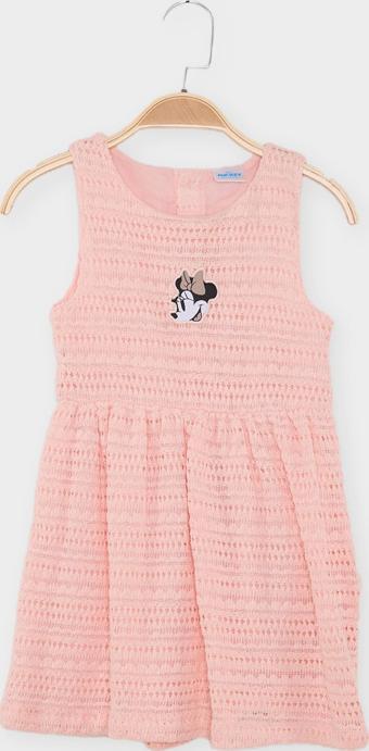 Minnie Mouse Lisanslı Kız Çocuk Elbise 22054