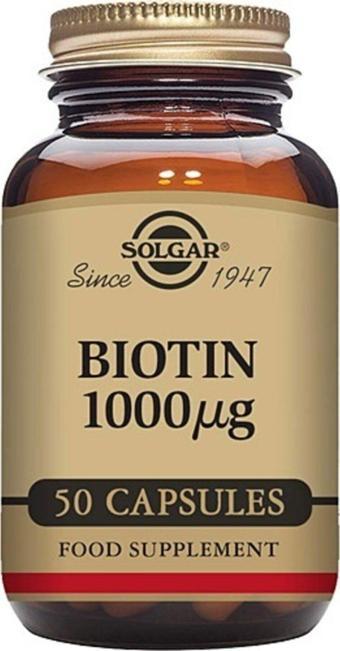 Biotin 1000 Mg 50 Kapsül