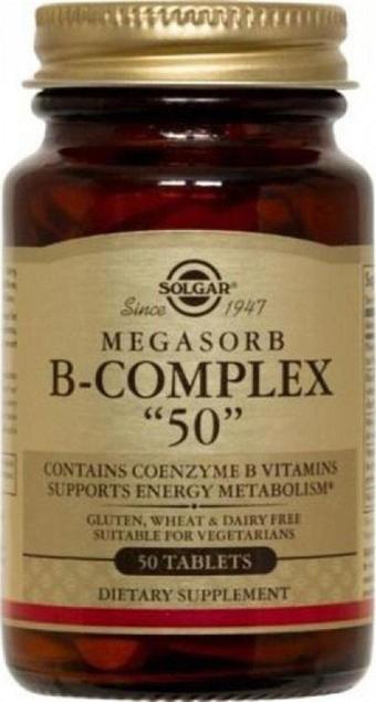 Vitamin B Complex 50 Bitkisel Kapsül