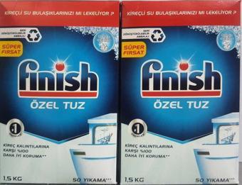 Finish Kireç Kalıntılarına Karşı Koruyucu Bulaşık Makinesi Tuzu 3000 G (1.5Kğx2Adet)